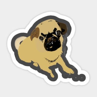 Pug Sticker